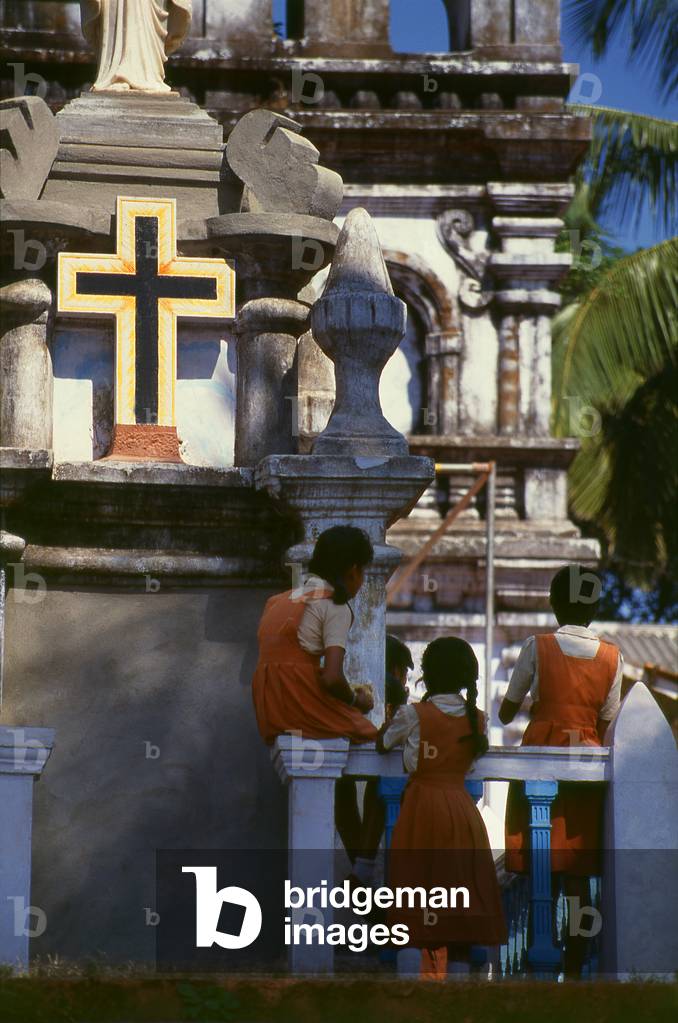 India: The old Church of Our Lady of Mount Carmel at Arambol (Harmal), Goa (1994)