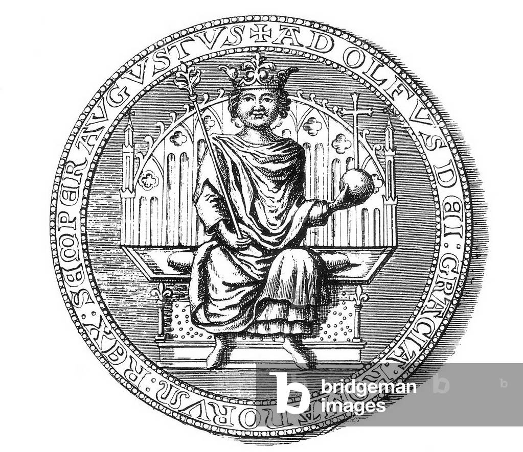 Germany: Wax seal of Adolf (1255 - 1298), King of Germany, c. 1779