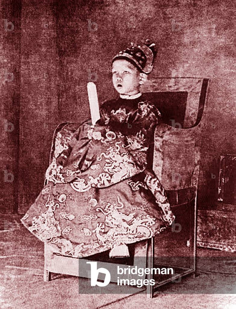 Vietnam: Child emperor Duy Tan (reigned 1907-1916) in court dress, 1907