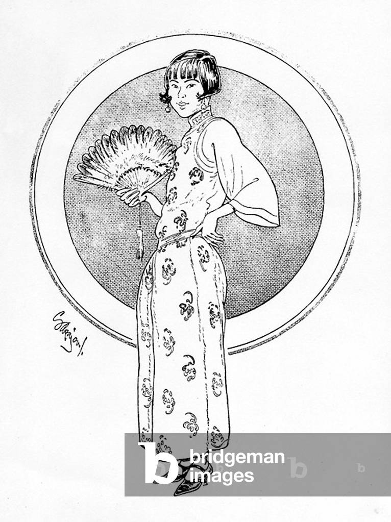 China: Shanghai girl, 1925-c. 1940 (drawing)