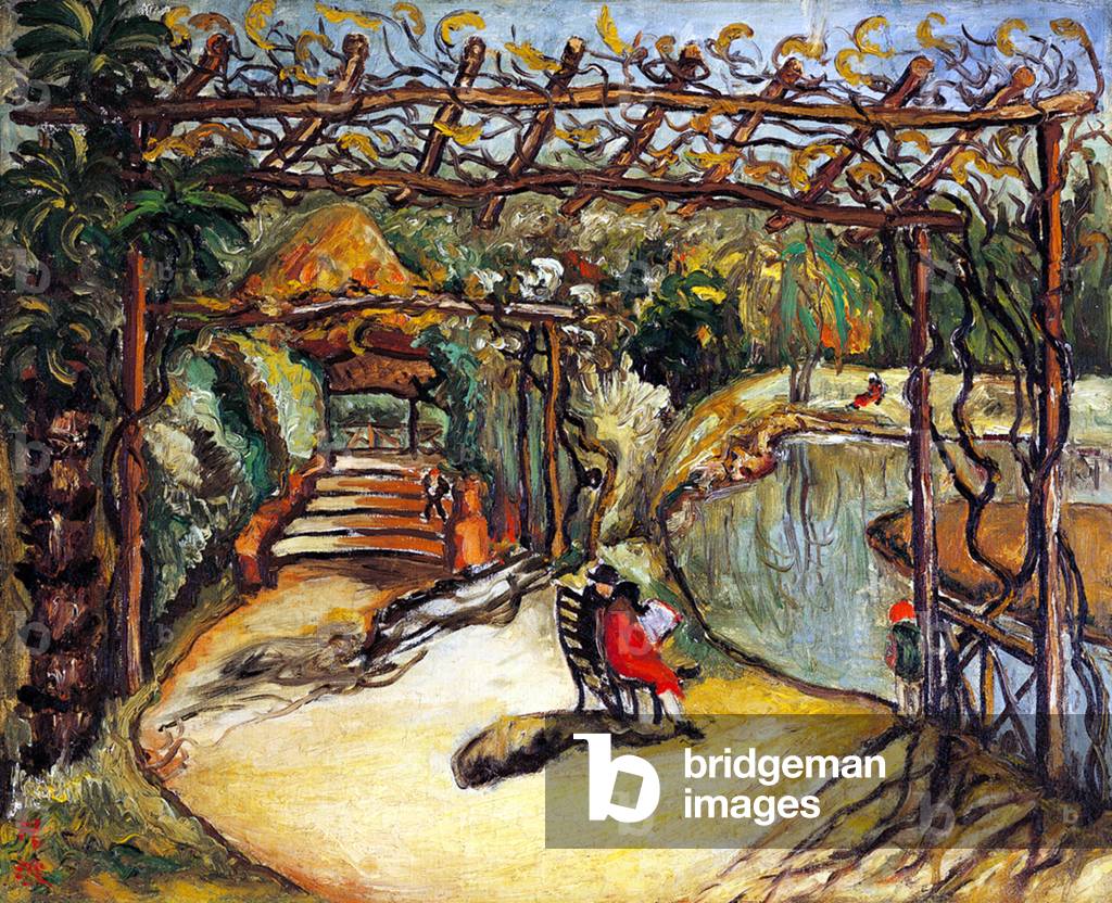 French Park (now Fuxing Park), Shanghai, 1933 (oil on canvas)