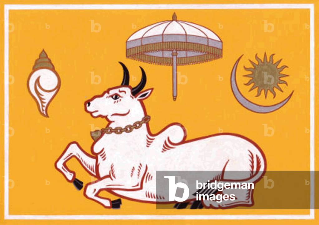 Sri Lanka: Flag of the Kingdom of Jaffna (Kingdom of Aryacakravarti, 1215-1619).