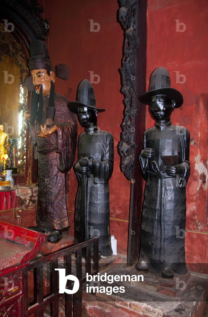 Vietnam: The King of Hell's attendants, Jade Emperor Pagoda, Ho Chi Minh City (Saigon)