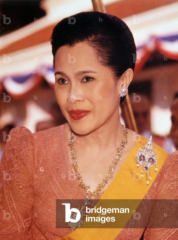 Thailand: Queen Sirikit (12th August 1932 - ), consort of Bhumibol Adulyadej (Rama IX), King of Thailand.