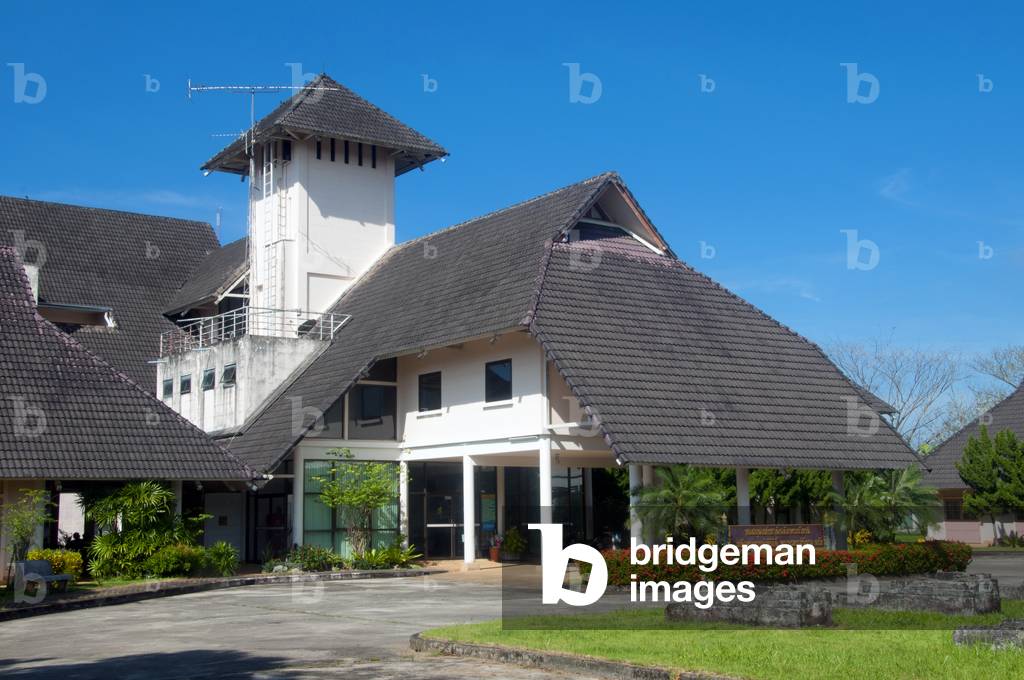 Thailand: Library and National Archives in Commemoration of Queen Sirikit's 60th Birthday, Trang Town, Trang Province, southern Thailand