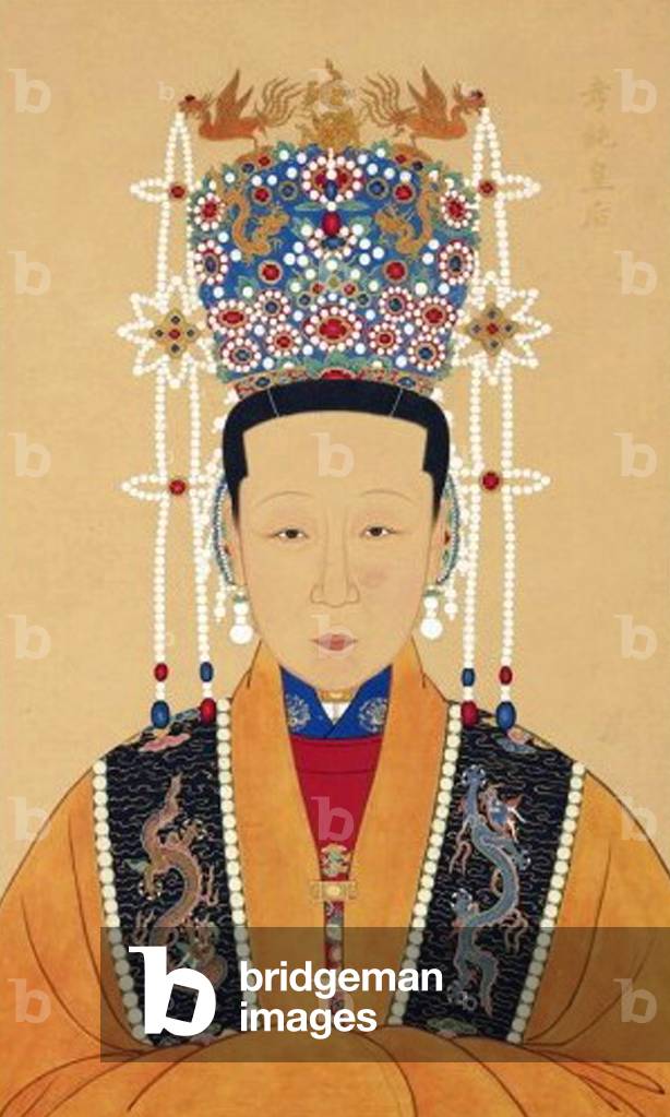 China: Empress Dowager Xiaochun, consort of the 15th Ming Emperor Taichang (r. 1620).