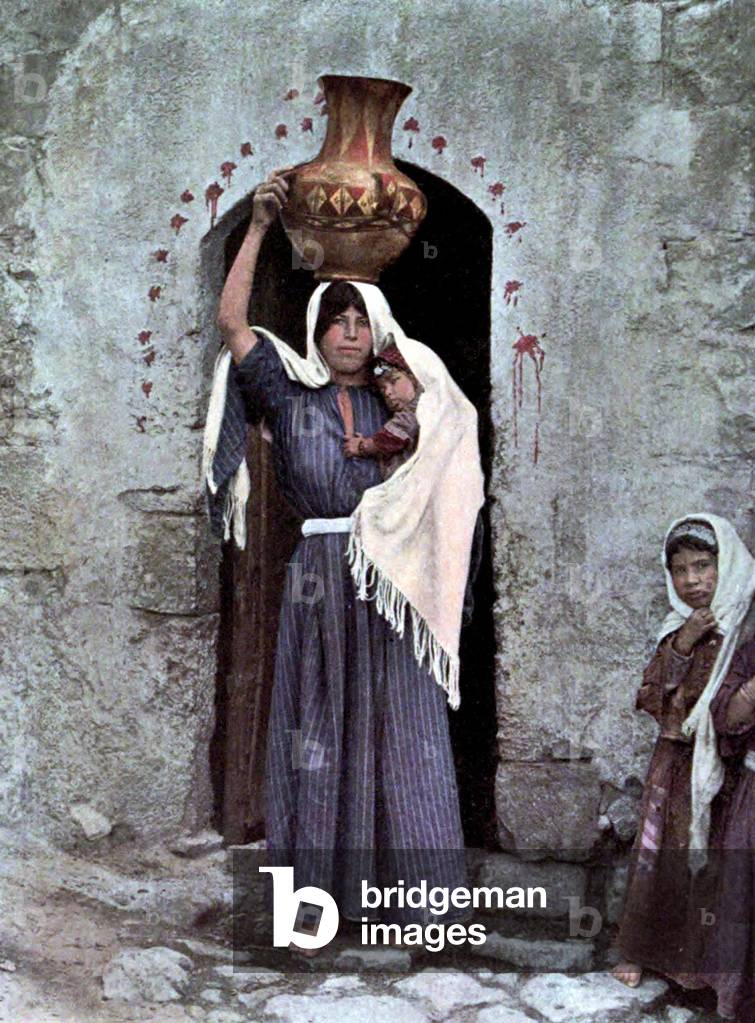 Palestine: A woman of Samaria, c. 1912