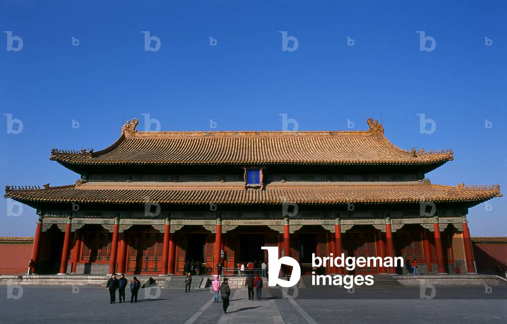 China: The Hall of Preserving Harmony (Baohedian), The Forbidden City (Zijin Cheng), Beijing