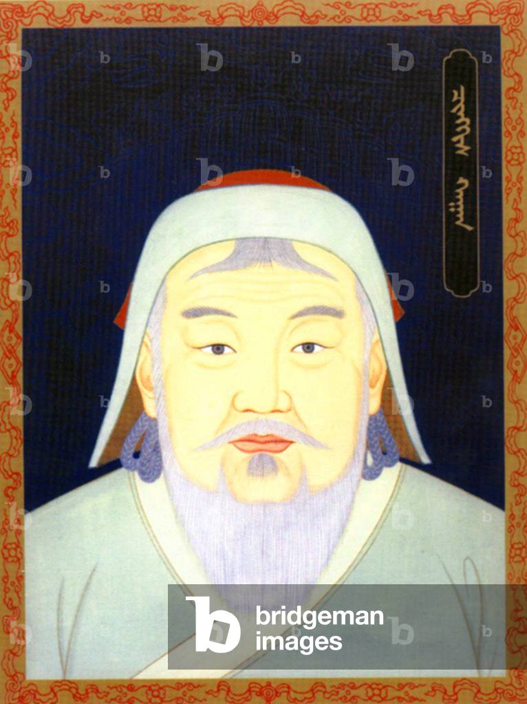 Genghis Khan, 1st Khagan of the Mongol Empire (illustration)