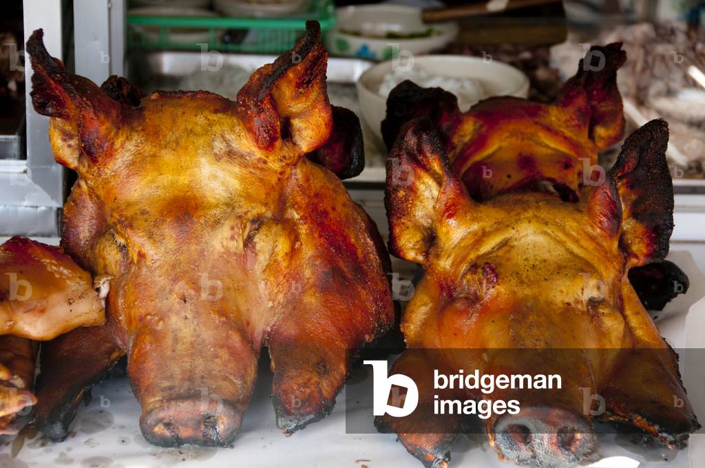 Thailand: Dim Sum and Grilled Pork restaurant on the Huai Yod Road, Trang Town, Trang Province, southern Thailand