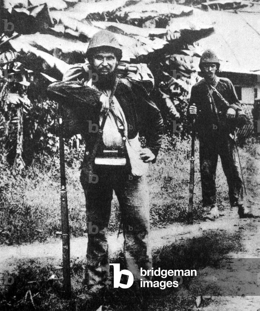 Vietnam: French 'Marsouins' (Troupes de Marine) in Indo-China in 1888.