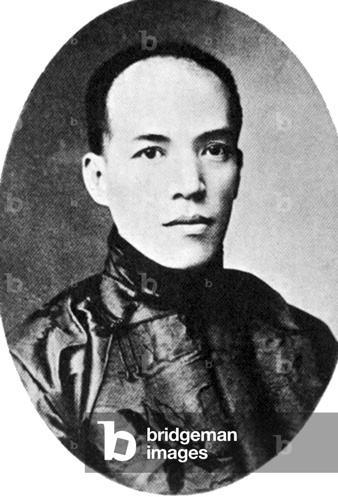 China: Liang Qichao (1873-1929), Chinese scholar, journalist, philosopher and reformist during the Qing Dynasty, as a young man