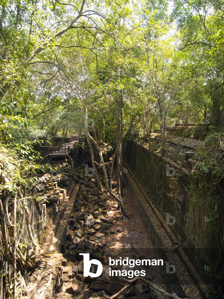 Cambodia: Beng Mealea (12th century Khmer temple), 40km east of the main group of temples at Angkor