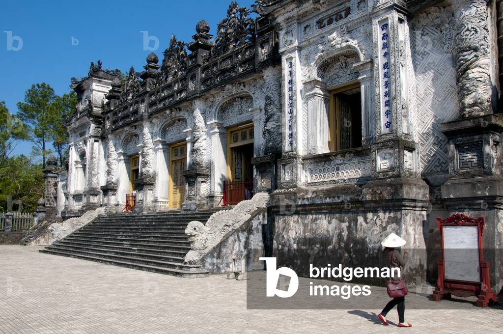 Vietnam: The Khai Thanh Palace at the Tomb of Emperor Khai Dinh, Hue