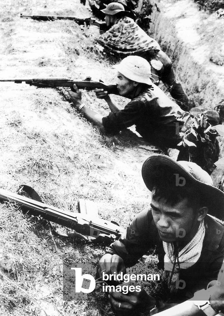 Vietnam: Fighting at Don Du, Cu Chi, South Vietnam, Second Indochina War (Vietnam War) (1966)
