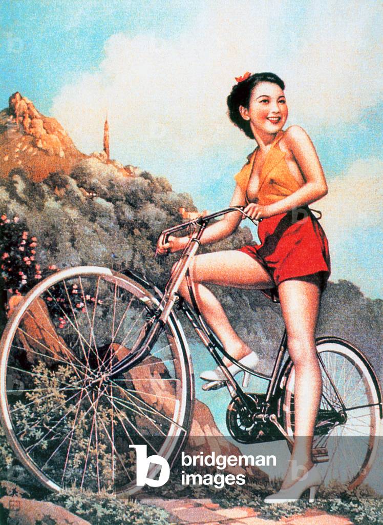 China: Chinese calendar girl of the 1930s