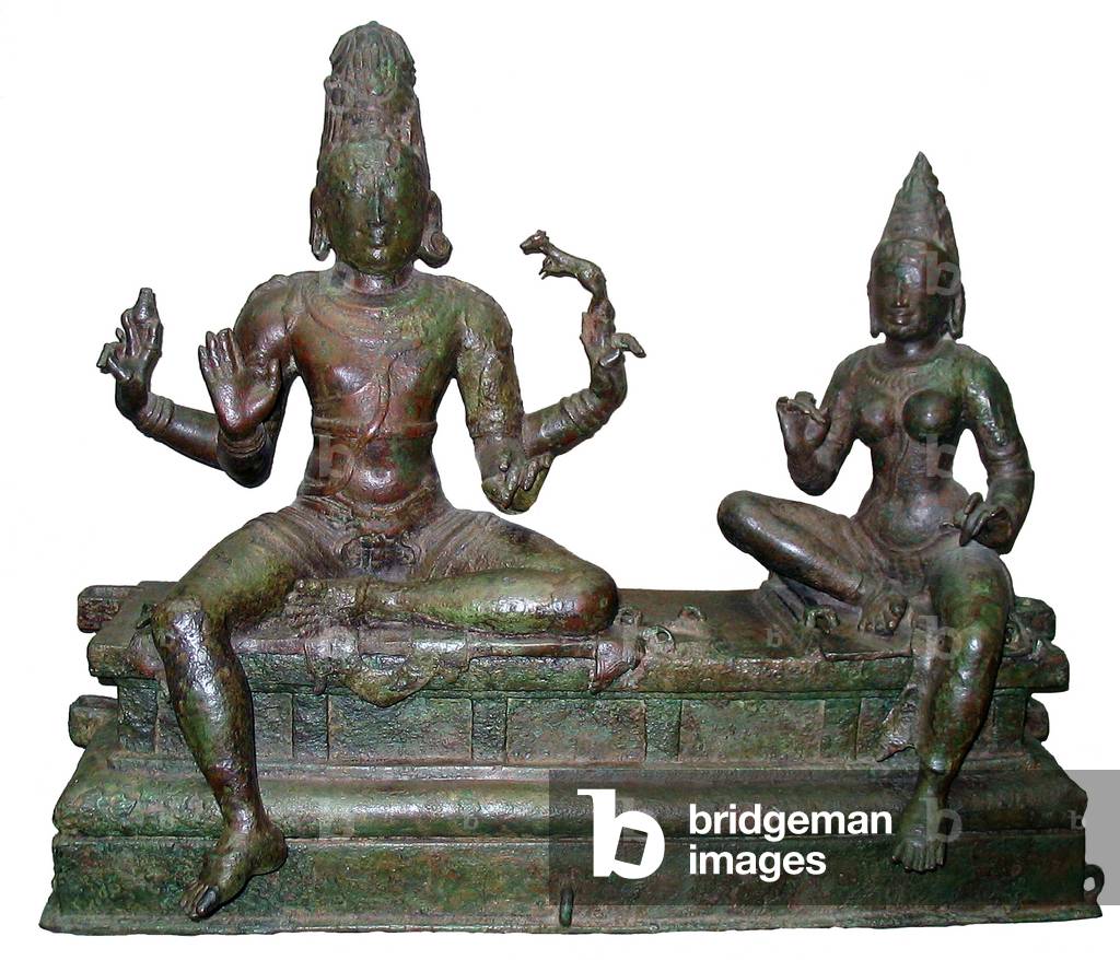 India: Shiva and his consort Uma, south India, Chola Dynasty, 12th century