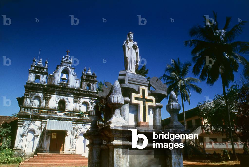 India: The old Church of Our Lady of Mount Carmel at Arambol (Harmal), Goa (1994)
