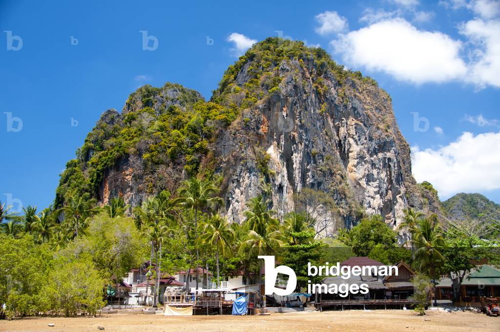 Thailand: Hat Rai Leh East bay with the tide out, Krabi Coast