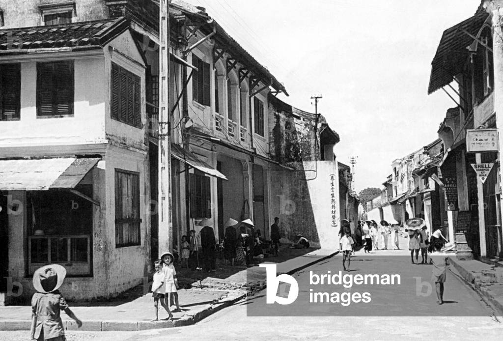 Vietnam: Nguyen Thai Hoc Street, Hoi An (c. 1950)