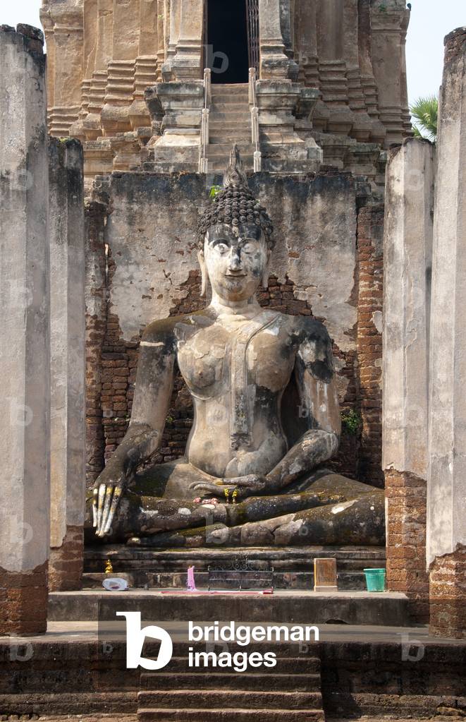 Thailand: Buddha, Wat Phra Si Rattana Mahathat Chaliang, Si Satchanalai Historical Park