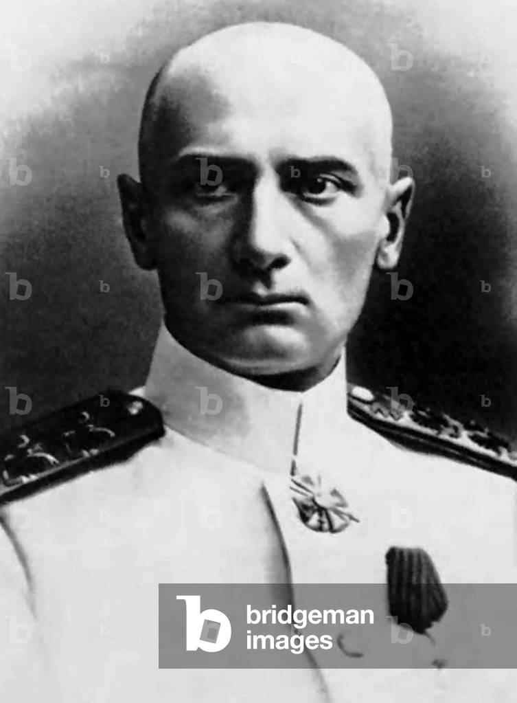 Russia: Admiral Alexander Kolchak, Commander of the White (anti-communist) forces in Siberia, 1918-1920