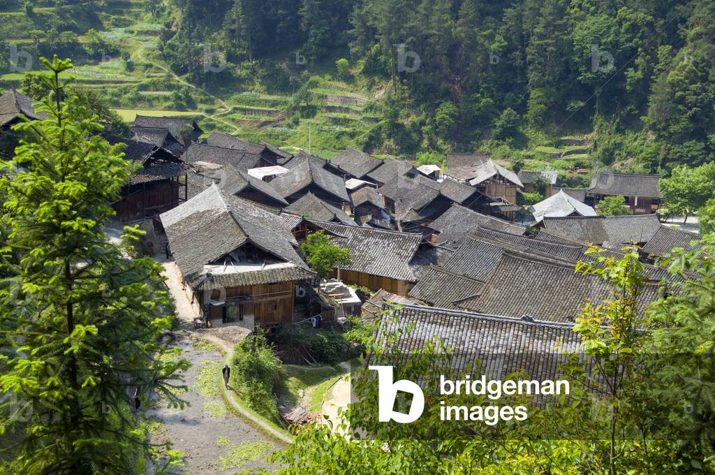 China: The Miao village of Langde Shang, southeast of Kaili, Guizhou Province