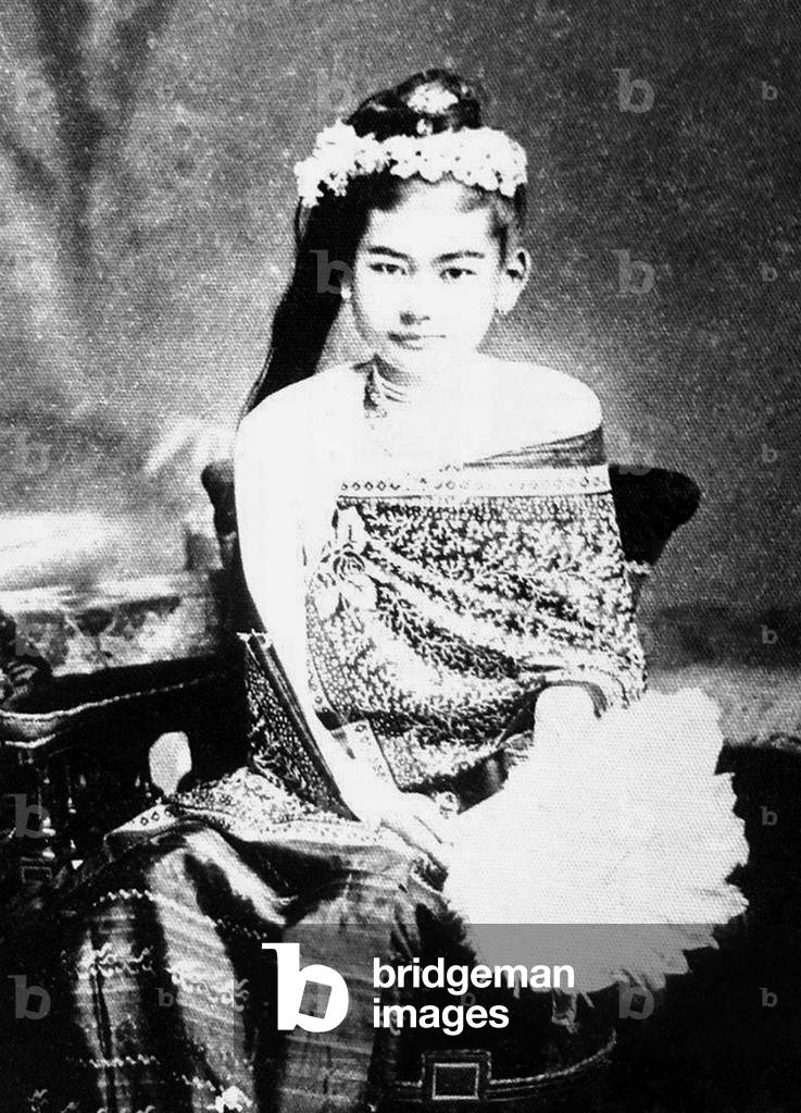 Burma / Myanmar: HRH the Myothit Princess Thiri Thuriya Dhamma Devi, daughter of King Mindon, half-sister of King Thibaw, wife of the Prince of Kawlin, c. 1880