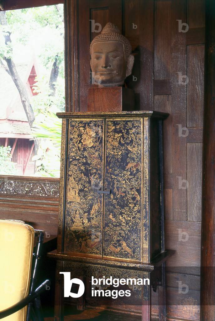Thailand: Interior of drawing room, Jim Thompson House, Bangkok