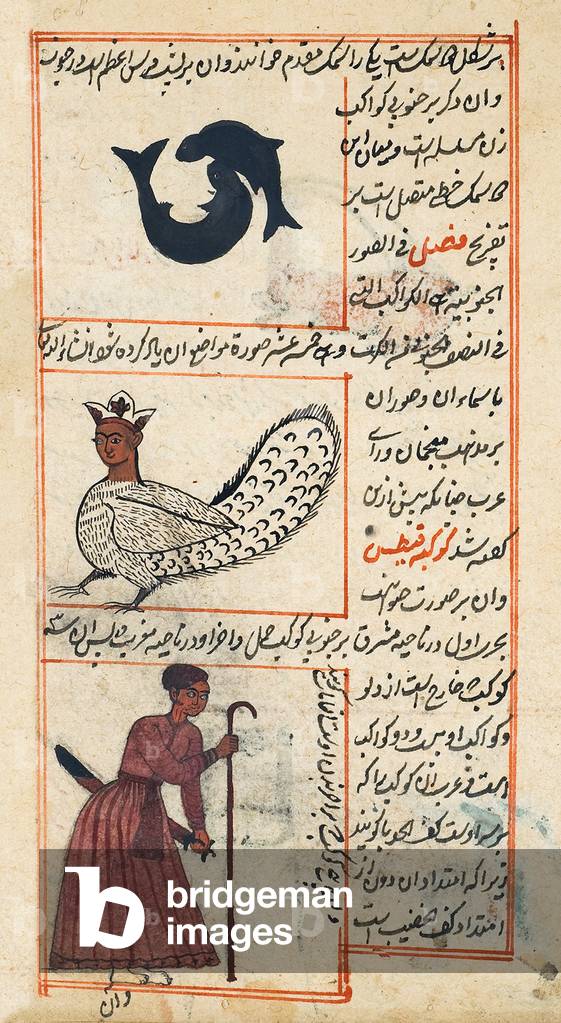 Iran / Persia: Illustration from Zakarīyā ibn Muḥammad al-Qazwīnī, 'Ajā'ib al-makhlo