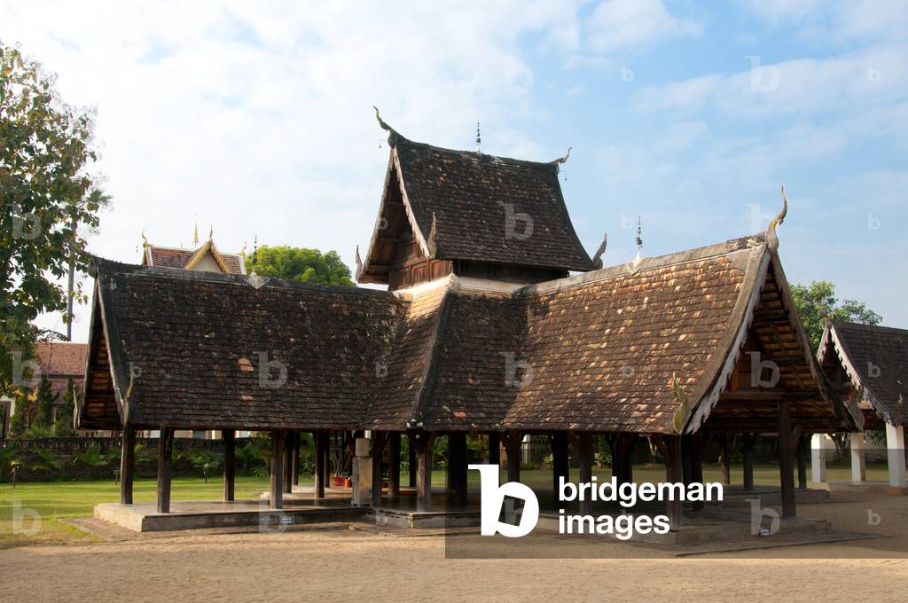 Thailand: The rare cruciform mondop at Wat Ton Kwen, Chiang Mai