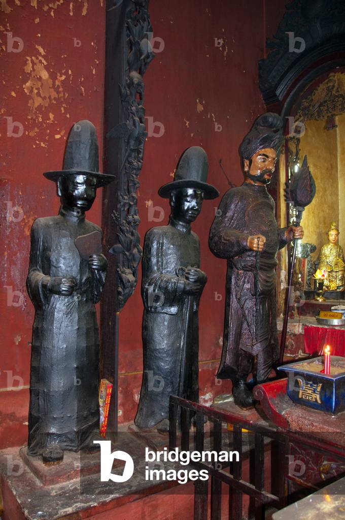 Vietnam: The King of Hell's attendants, Jade Emperor Pagoda, Ho Chi Minh City (Saigon)