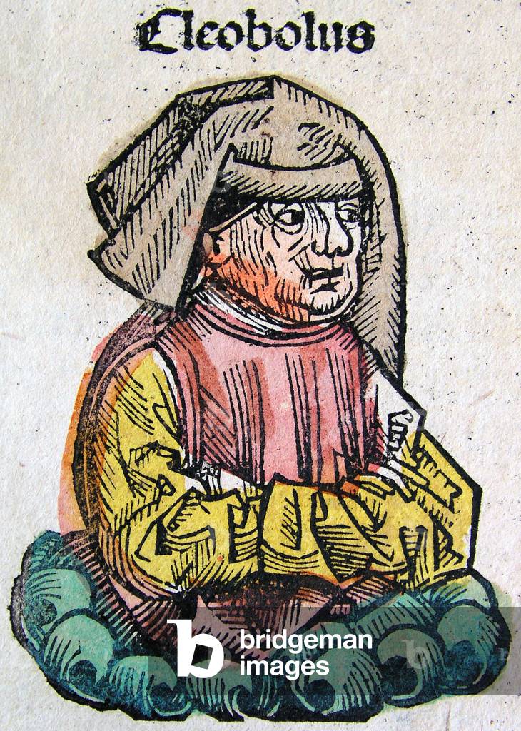 Germany: The Nuremberg Chronicle, Cleobolus.
