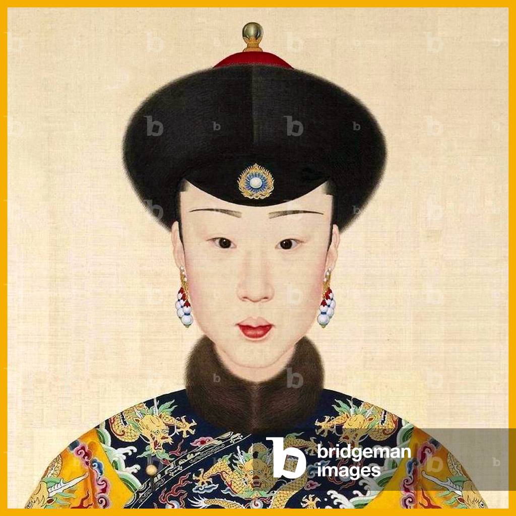 China: Imperial Noble Consort Qing Gong (1724-1774), concubine of the Qianlong Emperor.