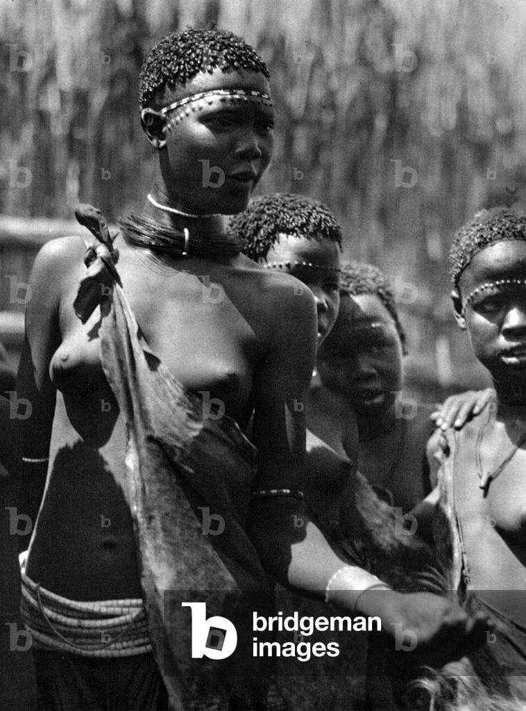 Sudan / South Sudan: A Shilluk or Chollo woman, 1930