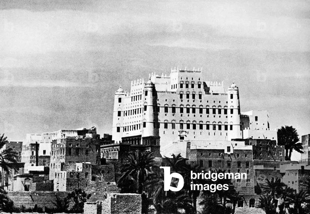 Yemen: The Sultan Al Kathiri Palace, Seiyun, Hadramawt, in 1930