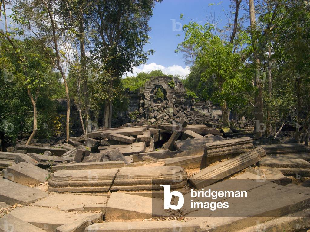 Cambodia: Beng Mealea (12th century Khmer temple), 40km east of the main group of temples at Angkor