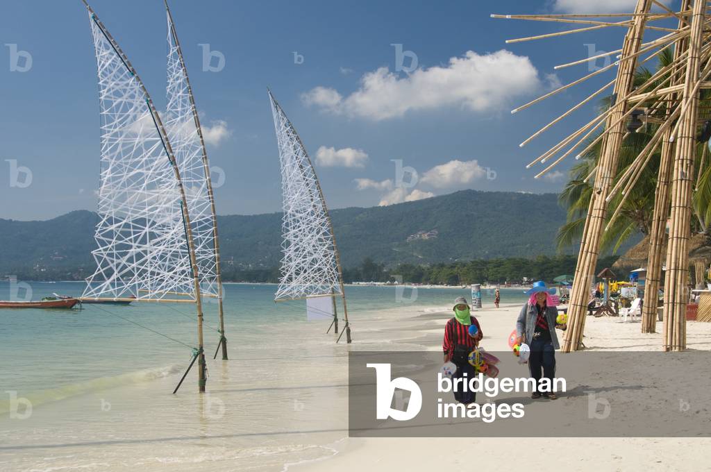 Thailand: Beach vendors, Chaweng Beach, Ko Samui,
