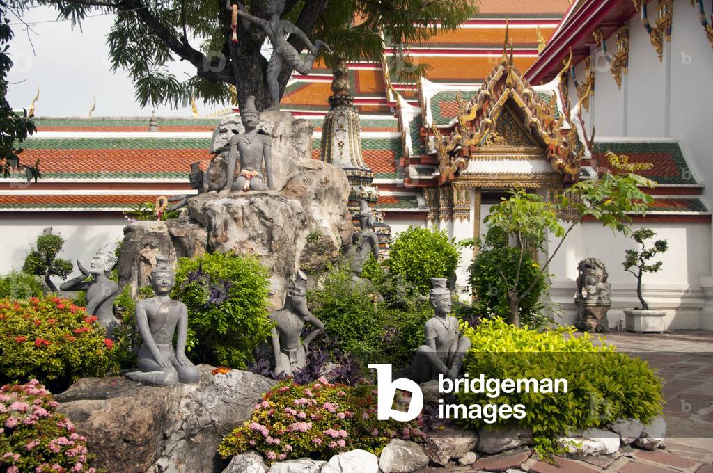 Thailand: Hermit figures, Wat Pho, Bangkok