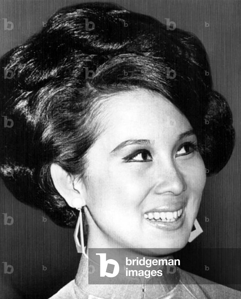 Vietnam: Dang Tuyet Mai (1942 - ), also known as Madame Nguyen Cao Ky, Prime Minister of the Republic of Vietnam (South Vietnam), 1965-1967, Canberra, 1967