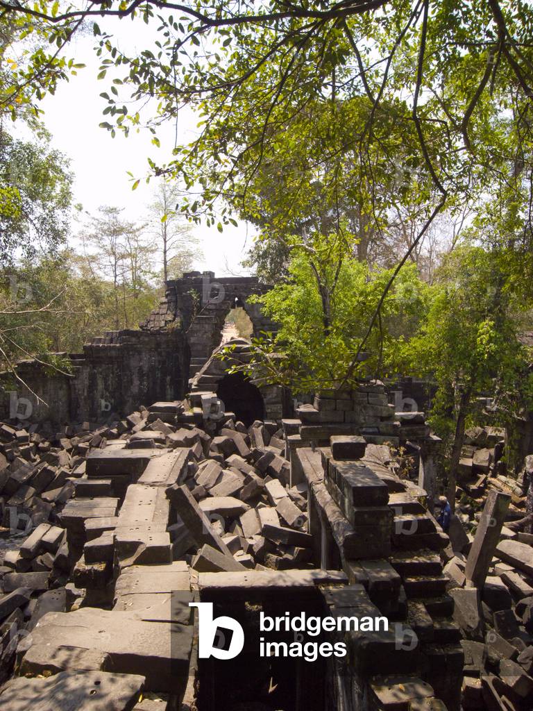 Cambodia: Beng Mealea (12th century Khmer temple), 40km east of the main group of temples at Angkor