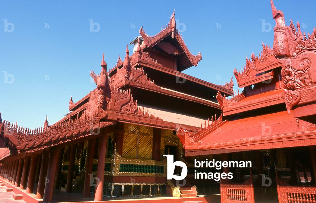 Burma / Myanmar: King Mindons Palace, Mandalay (reconstructed) (photo)