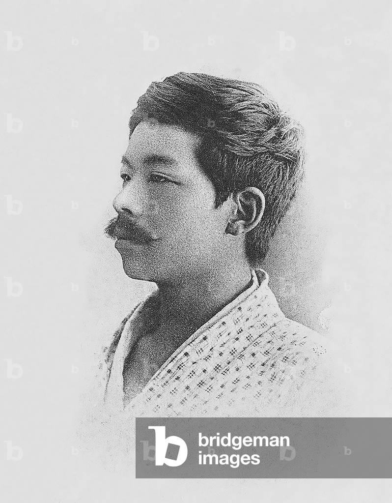 Japan: Portrait of Shigeru Aoki (1888-1911), by Akebono Ryokan, early 20th century CE