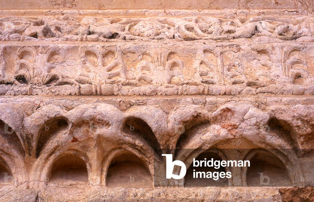 Syria: Wall detail at the Temple of Bel, Palmyra