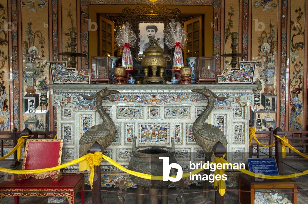 Vietnam: Emperor Khai Dinh (8 October 1885 - 6 November 1925), 12th emperor of the Nguyen Dynasty, Tomb of Emperor Khai Dinh, Hue