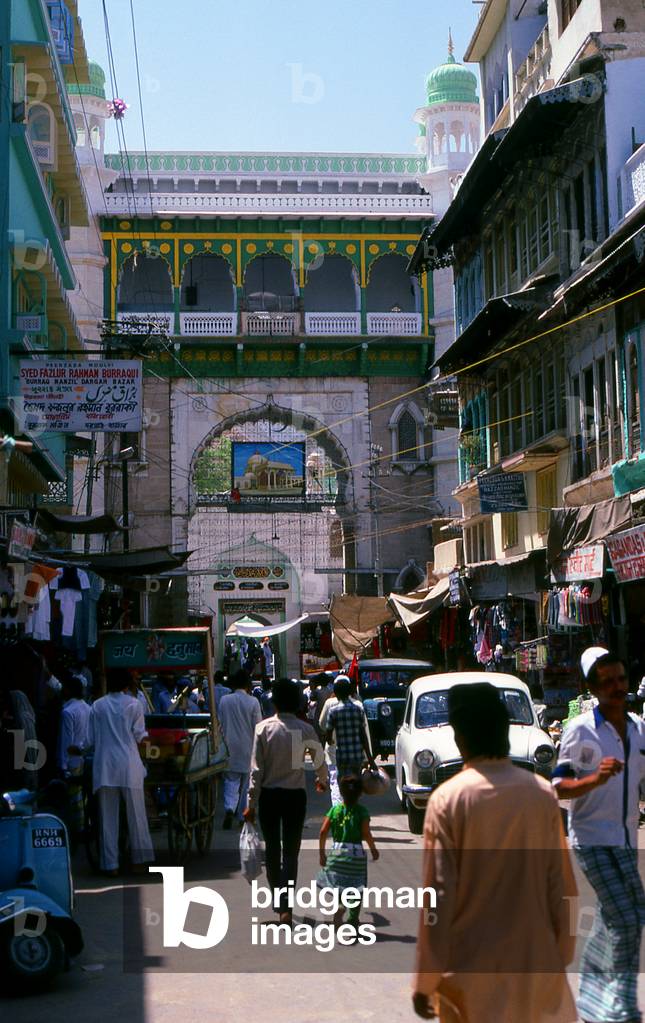 India: The Nizam Gate leading to the Dargah Sharif of Sufi saint Moinuddin Chishti, Ajmer, Rajasthan