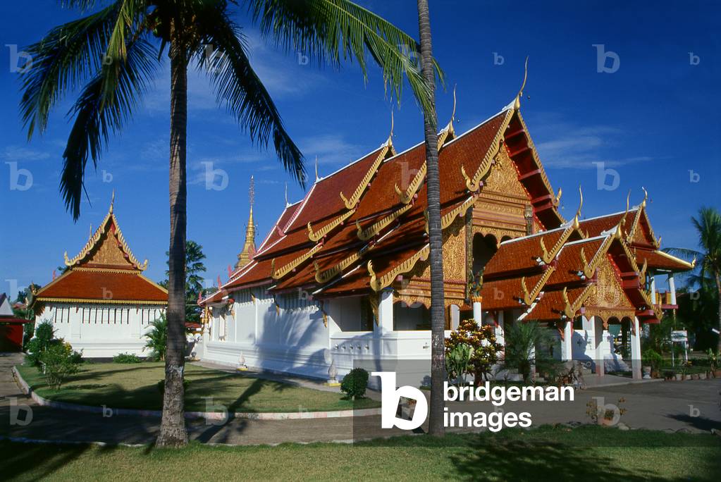 Thailand: The viharn at Wat Phra Non, Phrae, Northern Thailand