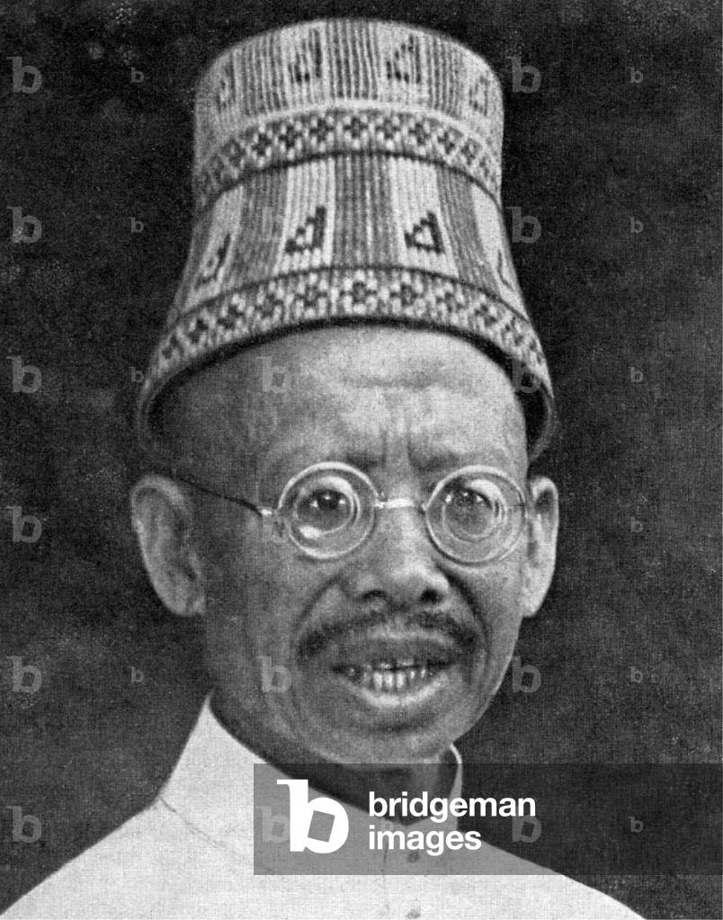 Indonesia / Sumatra: Teuku Panglima Polem Sri Muda Perkasa Muhammad Daud, aka Panglima Polim or 'Commander Polim' (? - 1929), Raja of Sigli, in 1928. Aceh War (1873 - 1914)
