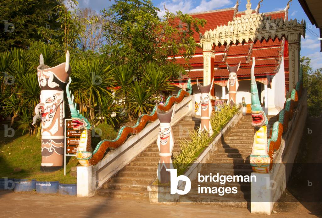 Thailand: Entrance to the Dan Sai Phi Ta Khon Folk Museum, Dan Sai, Loei Province