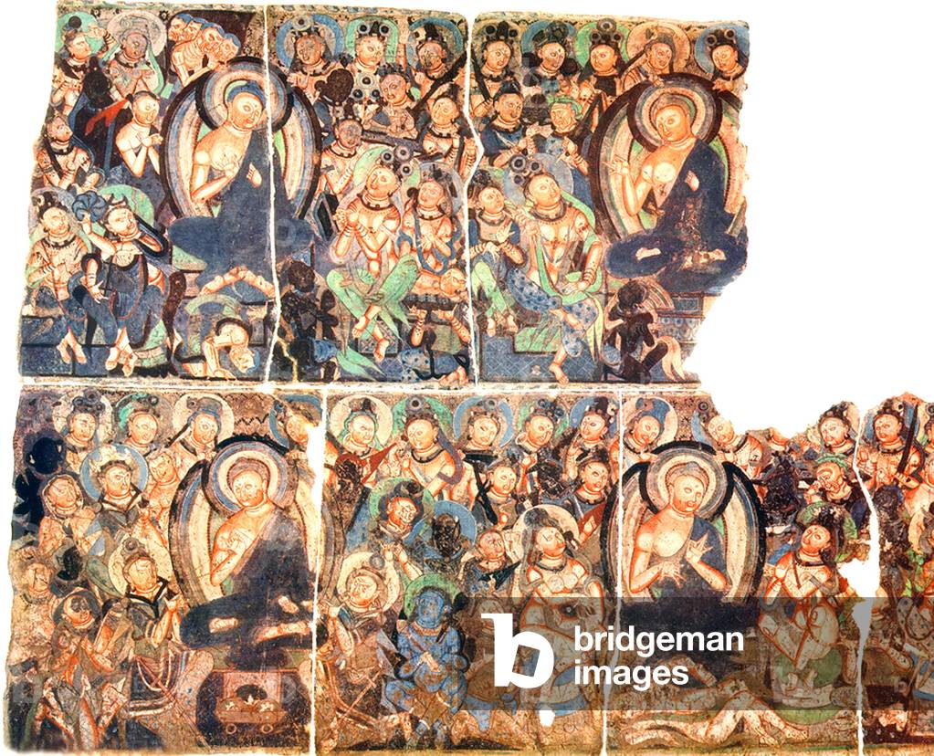 China: Jataka mural from the Kizil Thousand Buddha Caves, Xinjiang